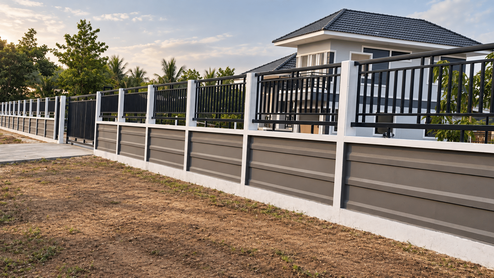 tường bê tông lắp ghép thái long